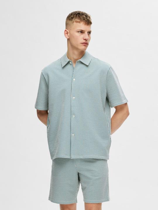 Immagine prodotto Selected Homme Camicia a maniche corte in seersucker (L)