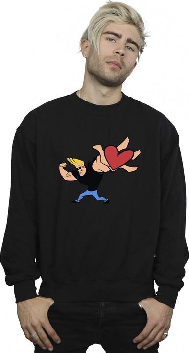 Immagine prodotto Johnny Bravo Heart Present Felpa Uomo (S)