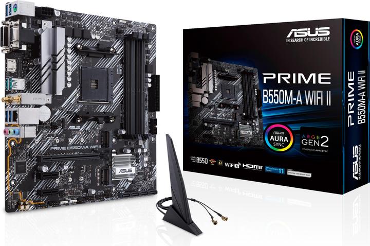 ASUS PRIME B550M-A WIFI II (AM4, AMD B550, mATX)