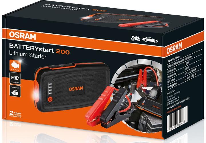 Image du produit Osram Démarrage de la batterie 200 (500 A, 6000 mAh)