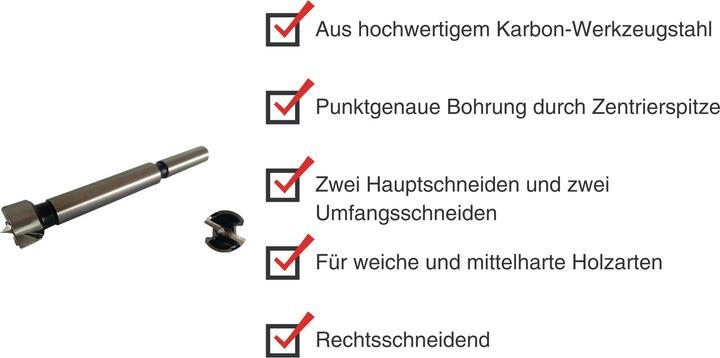 Immagine prodotto Paulimot Forstnerbohrer Ø 14 x 90 mm (14 millimetri)