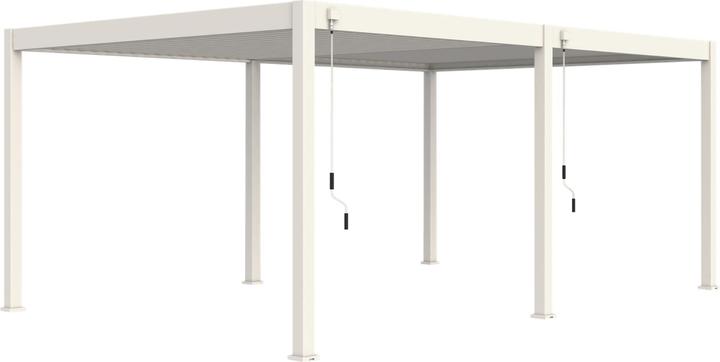 Image du produit Weide Pergola Deluxe Plus 4x6m avec toit à lamelles Blanc (400 cm, 600 cm)