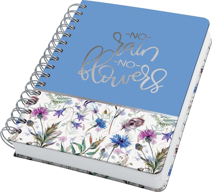 Image du produit Jolie Carnet à spirales (A5, Quadrillé, Couverture rigide)