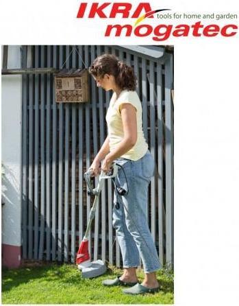Actual product image Ikra Electric mower Mogatec 350 Watt IGT 350 (Exhibit) (Trim line)