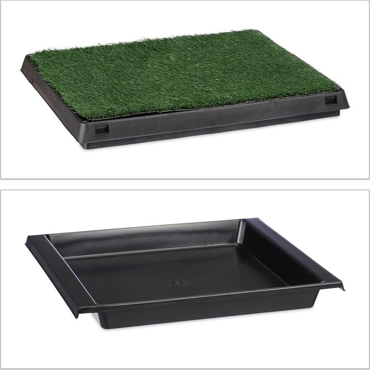 Image du produit Relaxdays Toilettes pour chiens, bac à déchets (Chenil pour chiens)