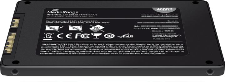 Actual product image MediaRange MR1003 (480 GB, 2.5")
