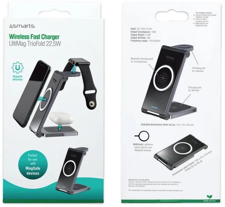 Immagine prodotto 4smarts UltiMag TrioFold (22.50 W)