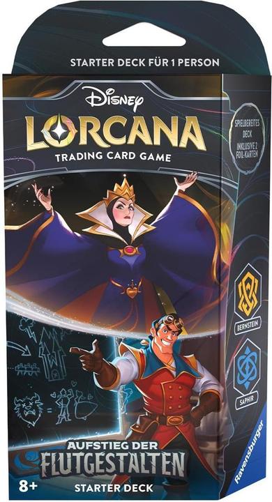 Produktbild Disney Lorcana - Rise of the Floodborn: Starter Decks (Amber / Sapphire) (Deutsch, Deck)