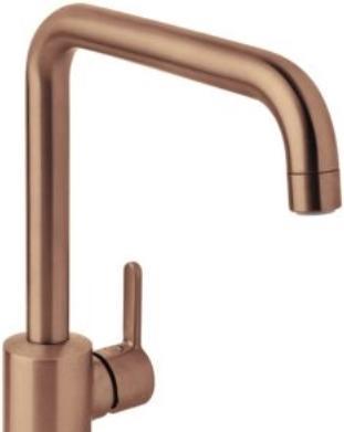 Actual product image FM Mattsson silhouet køk høj j-tud - børstet kobber pvd