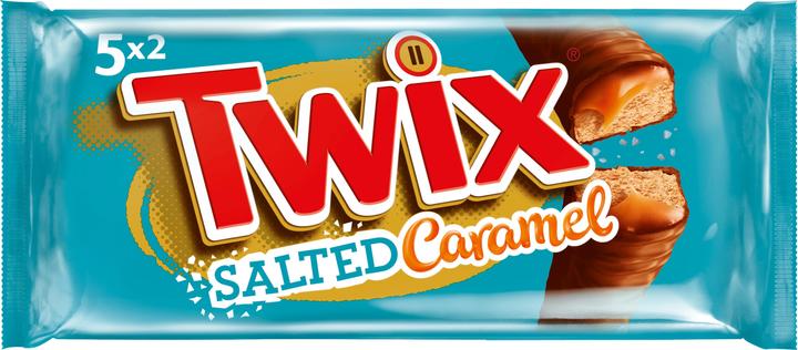 Image du produit Twix Barre chocolatée au caramel salé 230,0 g (245.27 g)
