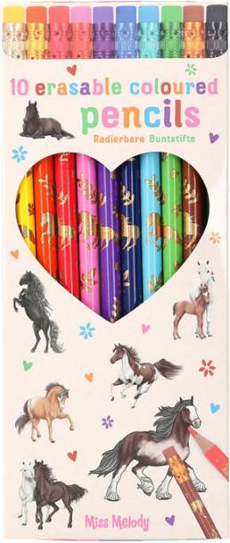 Depesche Miss Melody Erasable Crayons 10s (Multicolor, 10 x)