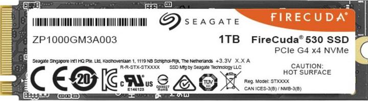 Produktbild Seagate FireCuda 530 (1000 GB, M.2 2280)
