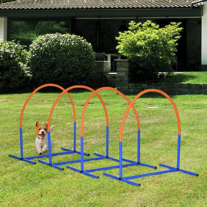 Image du produit Swisshandel24 Equipement d'agility pour chien, set d'agility pour chien, set d'entraînement pour chien 4 pièces (Agility)