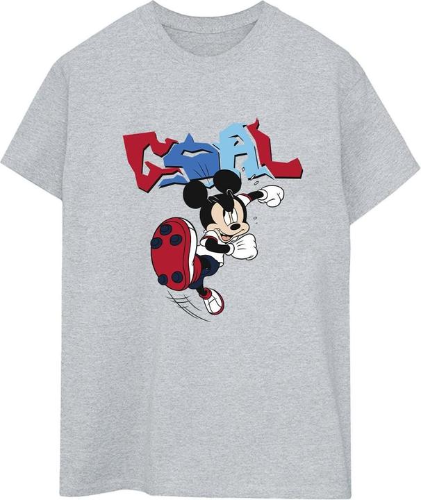 Immagine prodotto Disney Mickey Mouse Goal Striker Pose Maglietta Ampia Donna (S)