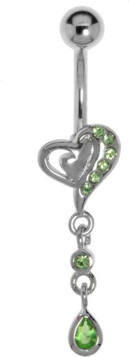 Immagine prodotto Bijouteria Piercing ventre (Acciaio chirurgico 316L, Vetro (di orologio), Ottone rodiato in ottone rodiato)
