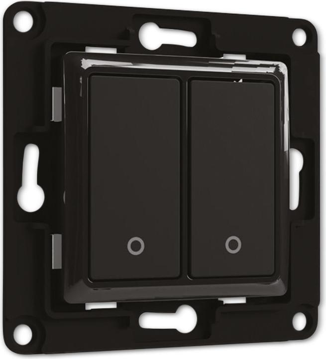 Actual product image Shelly Wall switch 2 - black