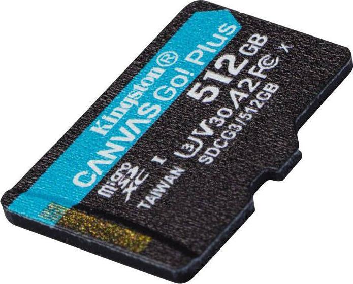 Produktbild Kingston Canvas Go Plus (512 GB, microSDXC, U3, UHS-I)