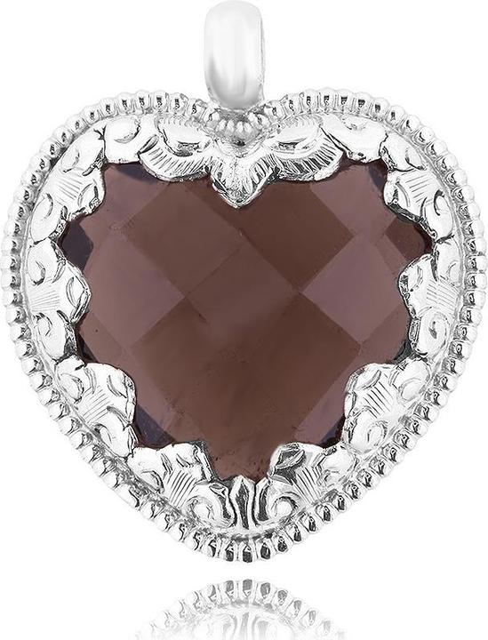 Produktbild Leyda Anhänger Herz Vintage (Silber 925)