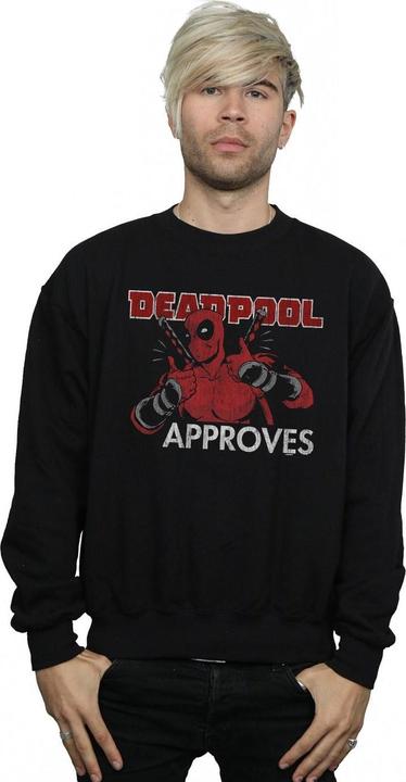 Immagine prodotto Deadpool Approves Felpa Uomo (XXL)