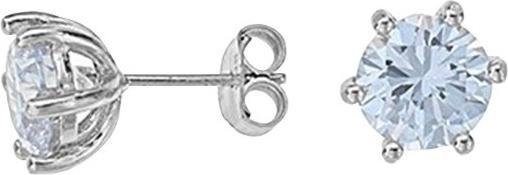 Passion Rhodie-Silber-Ohrringe – Zirkonia (COU BIJOU, Matériel exact)