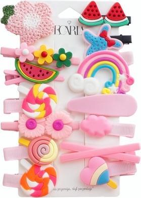 Produktbild NoName ECARLA Spinki i wsówki do włosów Pink Sugar SP291 14szt. (14 Stk.)