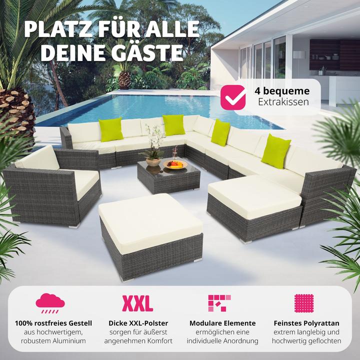Produktbild tectake Rattan Lounge