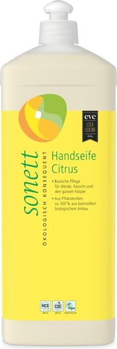 Produktbild Sonett Handseife, Citrus, Nachfüllpackung, 1l (Handseife Nachfüllpackung, 1000 ml)