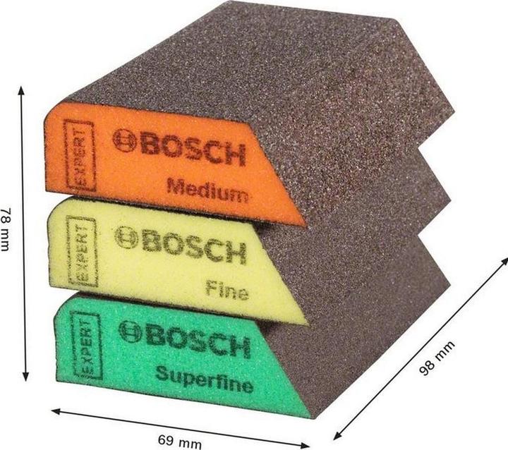 Actual product image Bosch Professional Zubehör Expert S470 (Medium, Fine, Superfine)