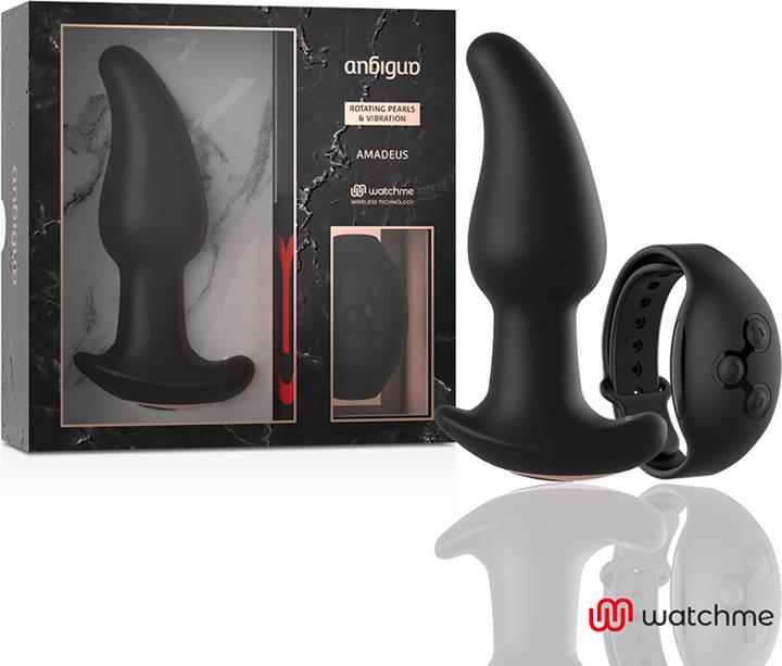 Produktbild Anbiguo Analvibrator “Amadeus” mit rotierenden Perlen und Fernbedienung