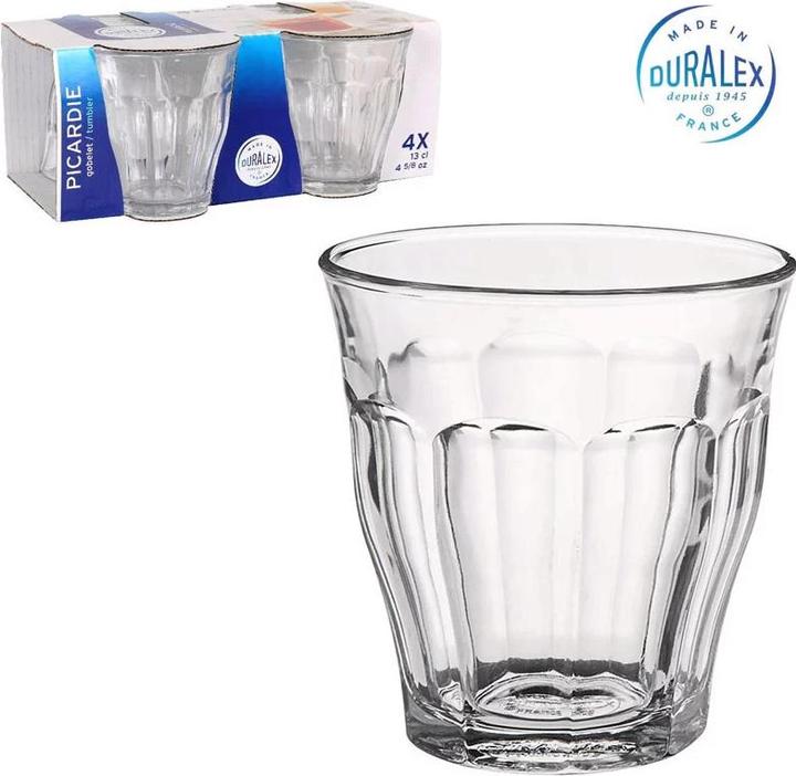 Immagine prodotto Duralex Set di bicchieri 1024AC04 130 ml (4 pezzi) (0.13 l, 4 x)