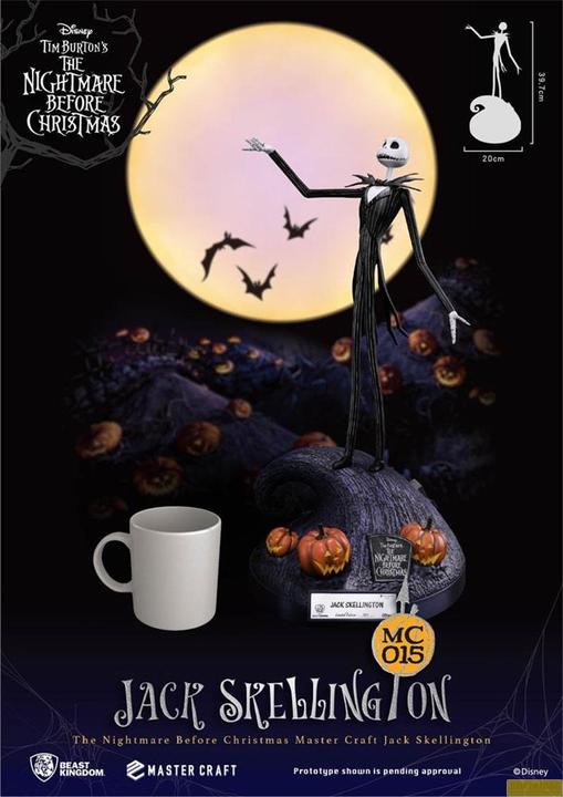 Actual product image Beast Kingdom ST Jack Skellington Nightmare Before Christmas Master Craft