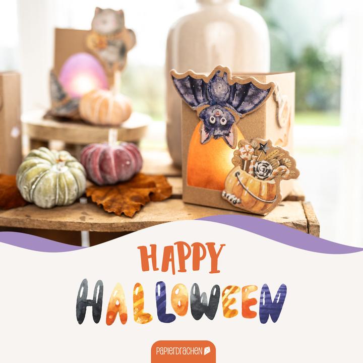 Actual product image Papierdrachen Lanterns Halloween - Set 01