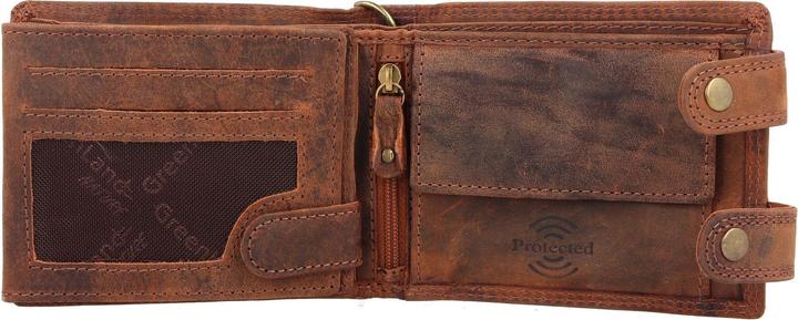 Immagine prodotto Greenland Nature Portafoglio Montenegro RFID in pelle 12 cm