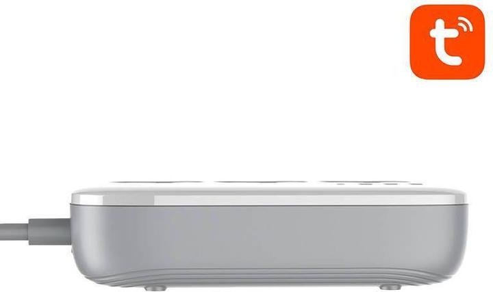 Image du produit Ldnio Bande d'alimentation Smart Wi-Fi SEW3452, Tuya (blanc)