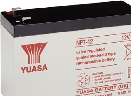 Immagine prodotto Yuasa Batteria ricaricabile NP7-12L al piombo sigillata (VRLA) 12V (12 V)