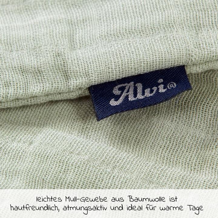 Image du produit Alvi Sac de couchage en gaze (90 cm)