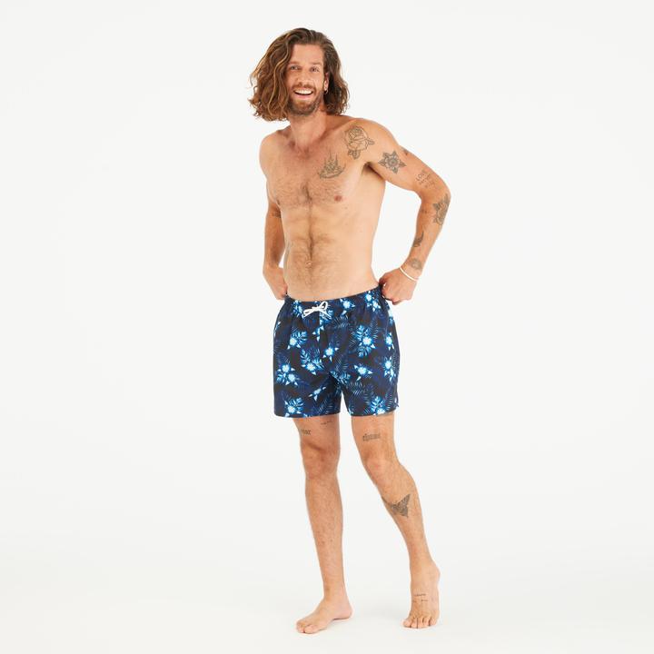 Produktbild Olaian Men’s Swim Shorts Surf 100 15" Short - Hibiscus Black (XL)