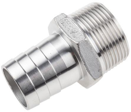 Actual product image Rs Pro Stainless Steel Pipe Fitting, Straight Hexa (Pipe fitting)