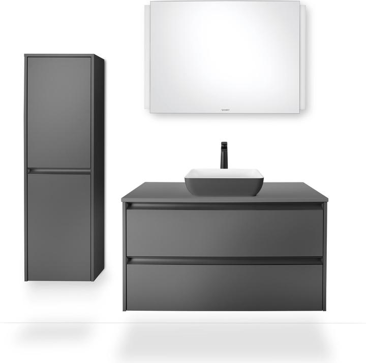 Duravit Sivida Aufsatzwaschtisch, eckig, 400x400mm, ohne Hahnloch, ohne Überlauf (400 mm, 400 mm)