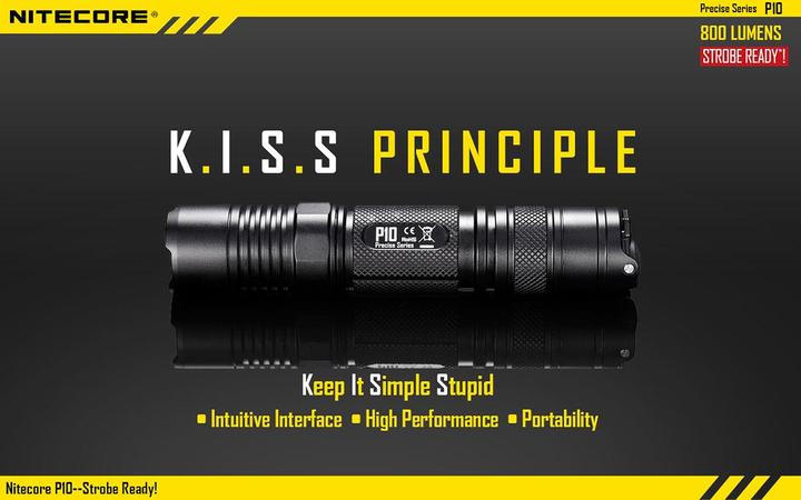 Actual product image Nitecore P10 (13.40 cm, 800 lm)