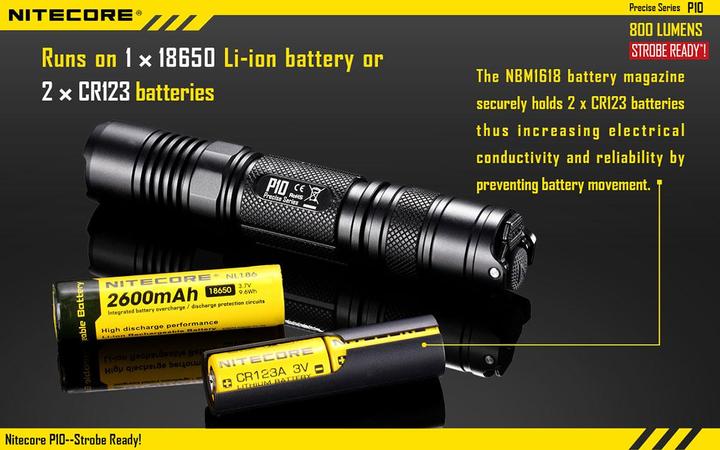 Actual product image Nitecore P10 (13.40 cm, 800 lm)
