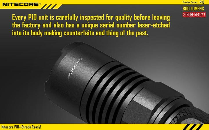 Actual product image Nitecore P10 (13.40 cm, 800 lm)