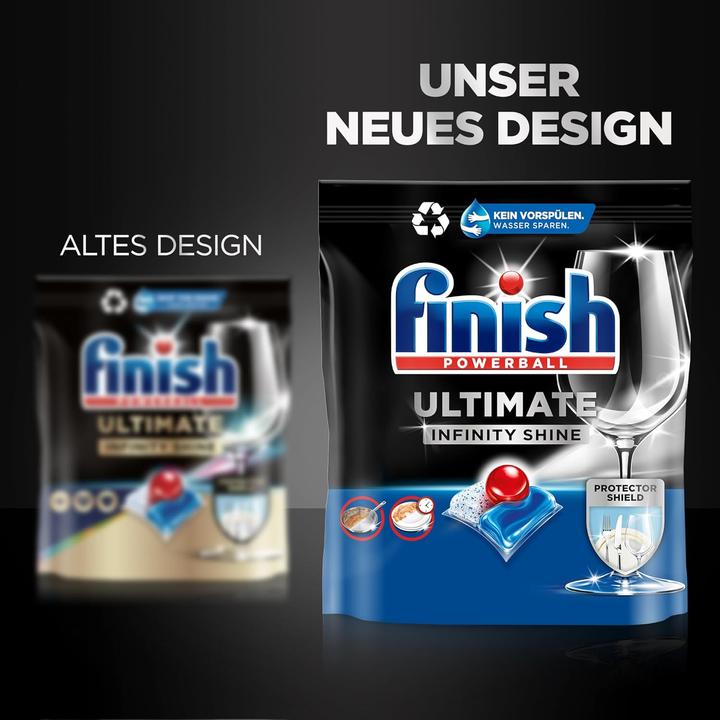 Image du produit Finish Ultimate Infinity Shine DUO (Tabs, 160 Cycles de lavage)