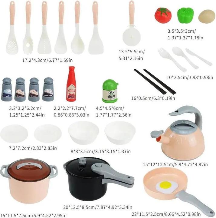Immagine prodotto Activity Board Giocattoli per la cucina, accessori per la cucina per bambini, accessori per la cucina da gioco