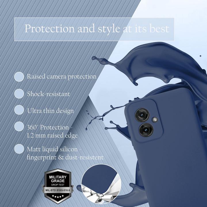 Immagine prodotto Cadorabo Custodia per Motorola Moto G55 TPU Liquid Silicone Case (Motorola Moto C)