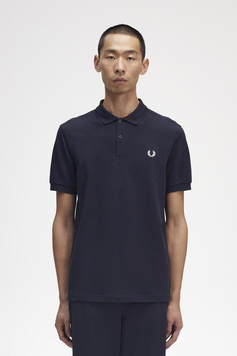 Actual product image Fred Perry Plain Polo Shirt navy (XL)