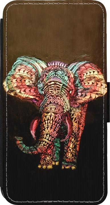 Actual product image PhoneLook Coque Wallet noir Elephant 02 (Apple iPhone 13 Pro)
