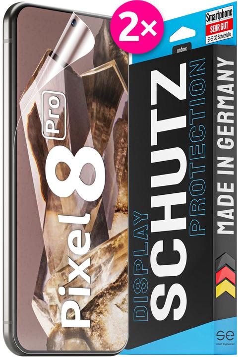 Produktbild Smart Engineered se 3D Schutzfolie Google Pixel 8 Pro (VPE 2) (2 Stück, Google Pixel 8 Pro)
