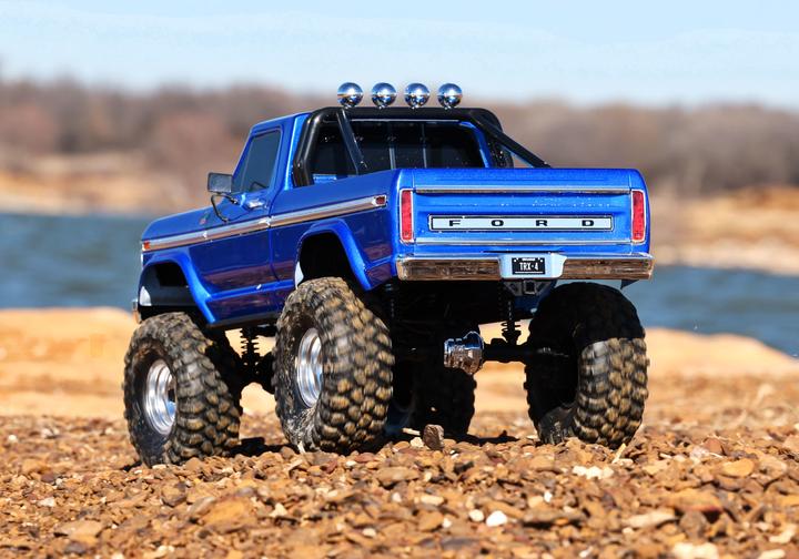 Actual product image Traxxas TRX-4 79 Ford F150 High-Trail 1/10 Crawler RTR blue Brushed, without battery and charger (RTR Ready-to-Run)