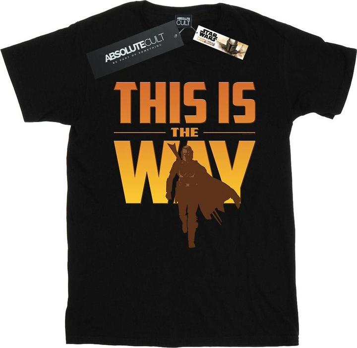 Actual product image Star Wars Womens/Ladies The Mandalorian This Is The Way Cotton Boyfriend T-Shirt (S)